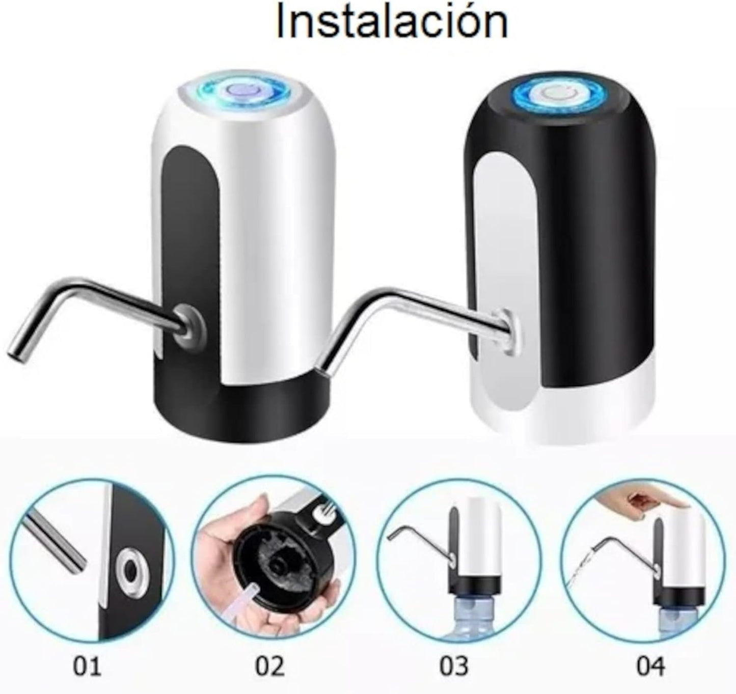 Dispensador Automático De Agua Para Botellón Recargable