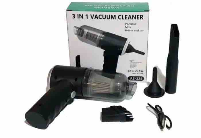 Aspiradora de Mano Inalámbrica para Vehículos – Limpieza Eficiente y Portátil