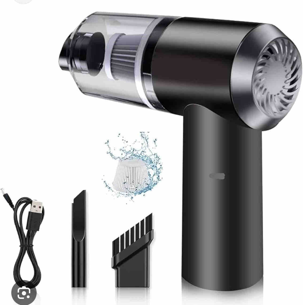 Aspiradora de Mano Inalámbrica para Vehículos – Limpieza Eficiente y Portátil