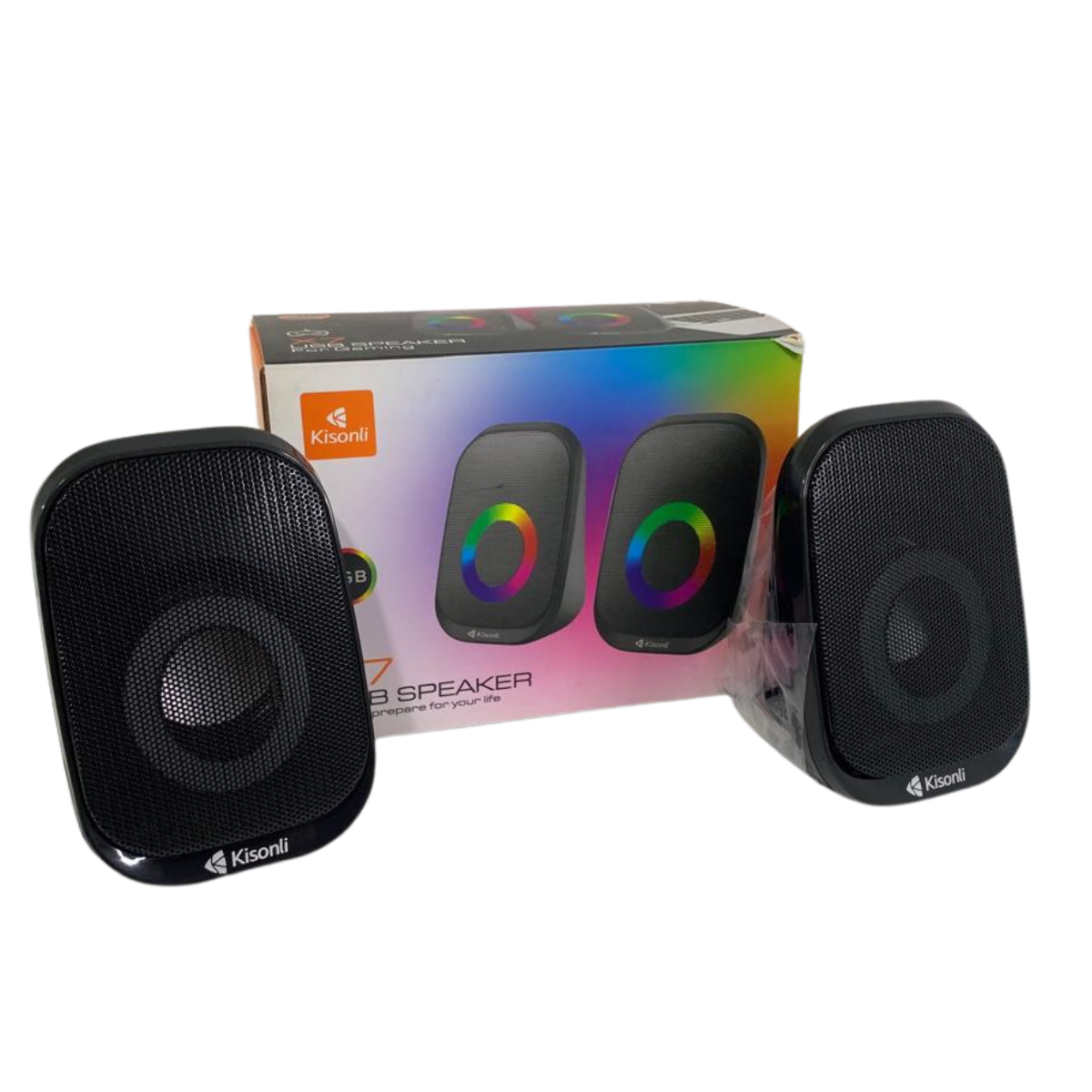 Parlante Para Pc Laptop Kisonli Rgb X7 Altavoz Gamer