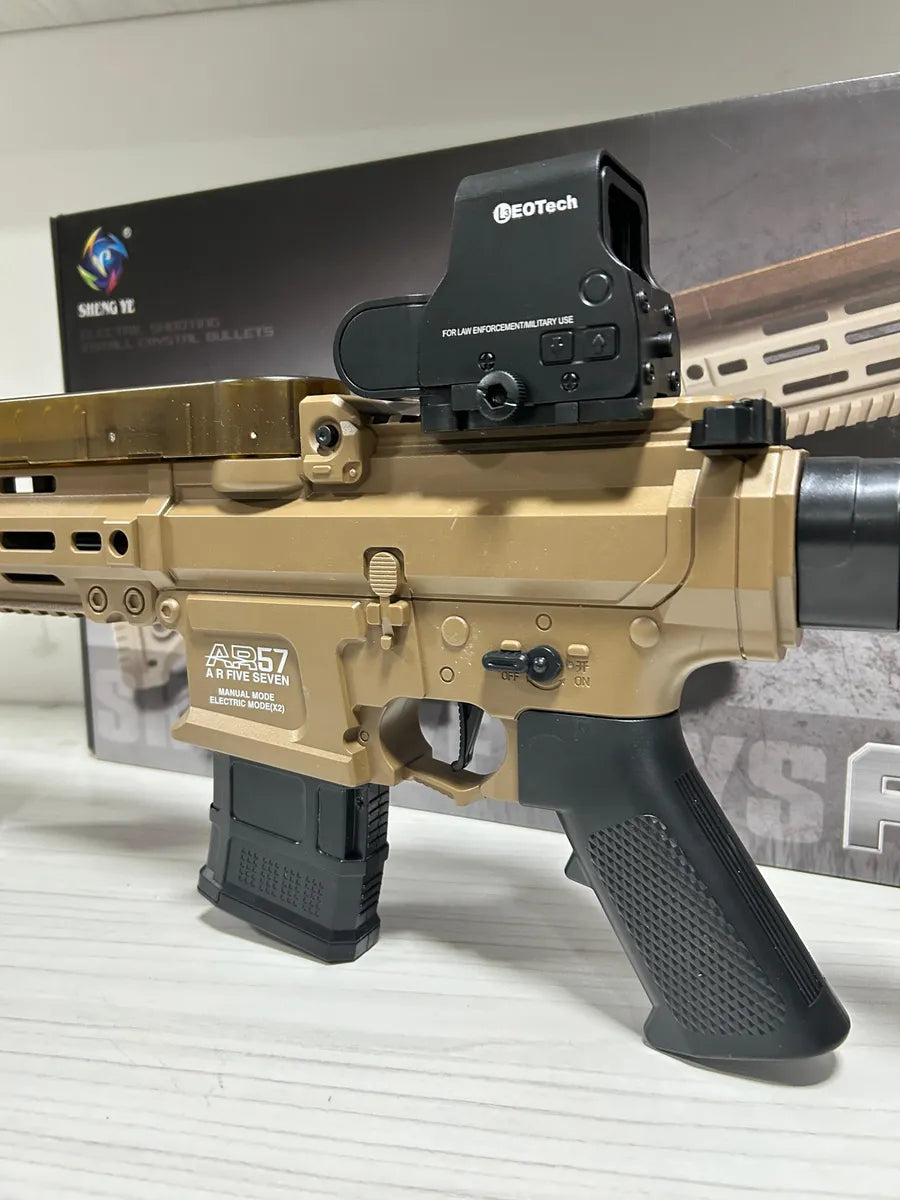 Pistola De Hidrogel Automática AR57 + 5.000 bolas de hidrogel + Kid de Seguridad