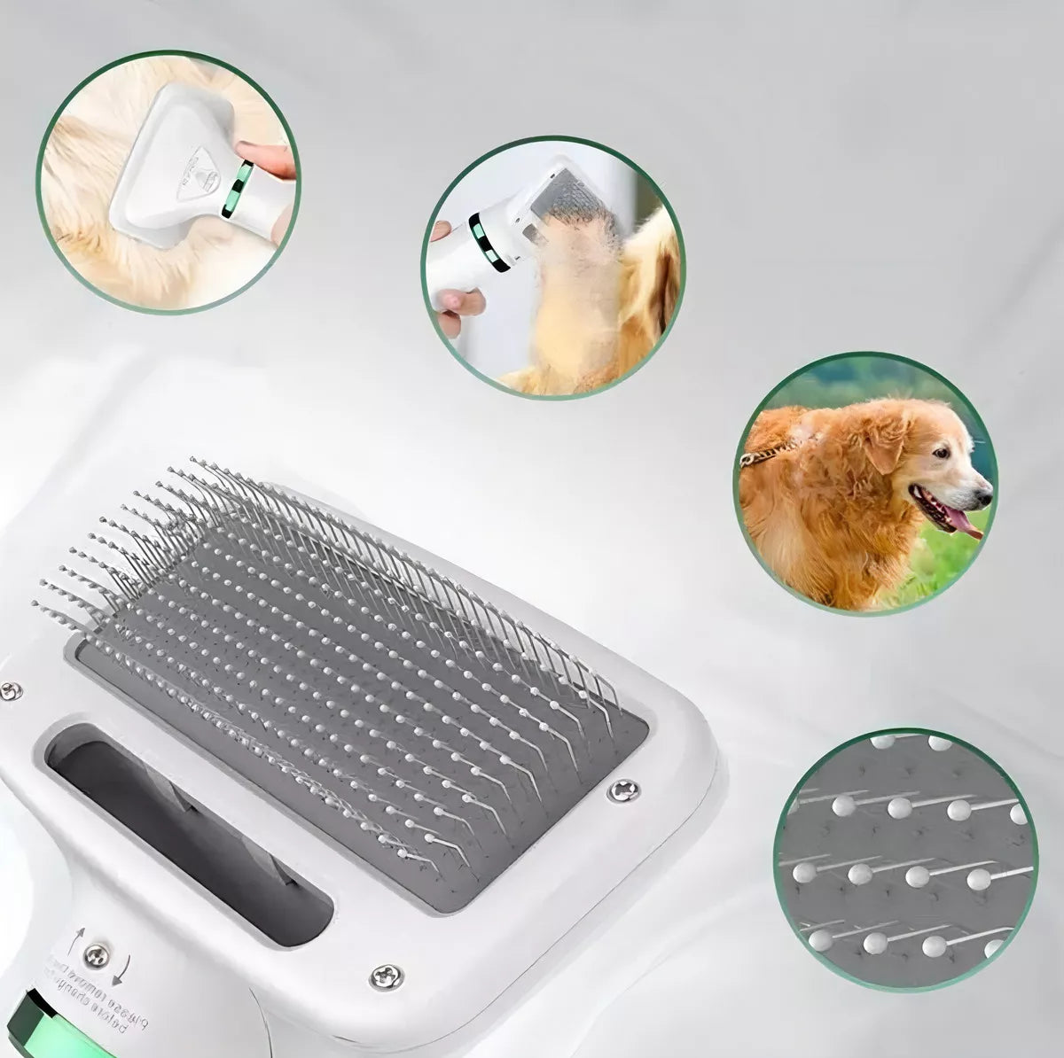 Mascota Cepillo Secador Para Mascotas Perros Gatos 2 En 1