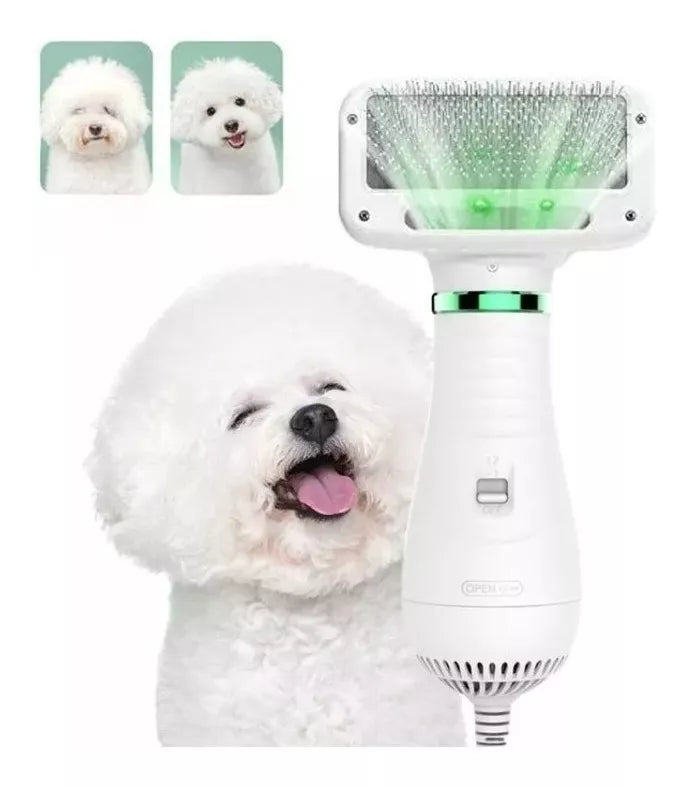 Mascota Cepillo Secador Para Mascotas Perros Gatos 2 En 1