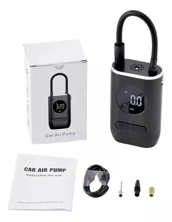 Inflador De Llantas Portable Compresor Carro Moto Balón