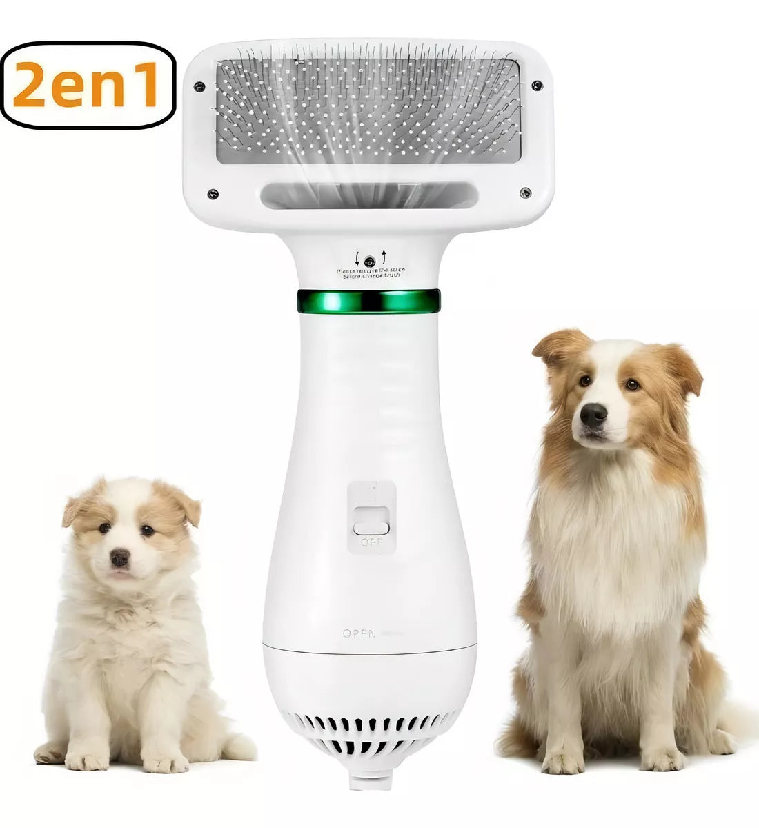 Mascota Cepillo Secador Para Mascotas Perros Gatos 2 En 1