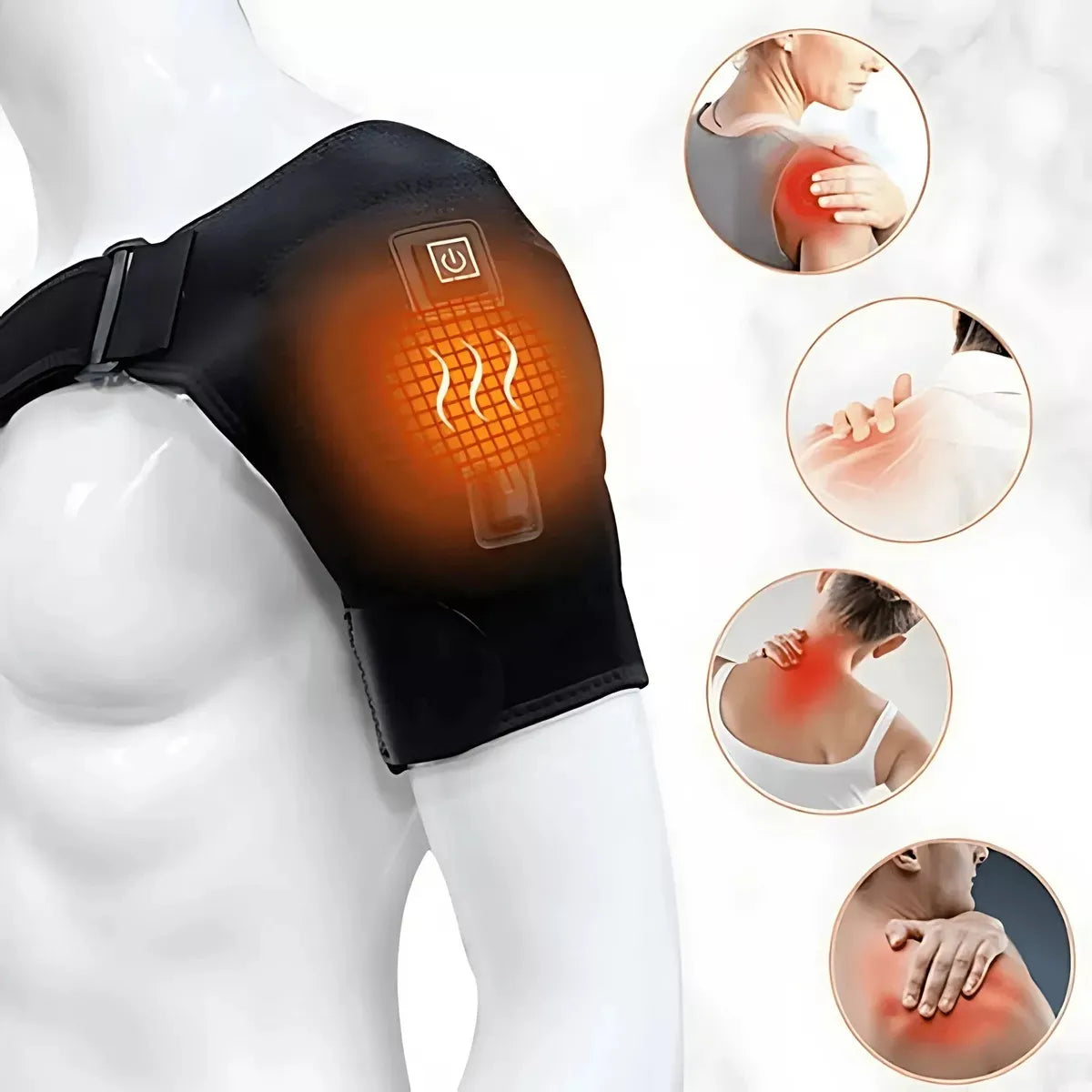 Hombrera Térmica Soporte Hombro Faja Inmovilizador Lesion Talla única se ajusta al cuerpo