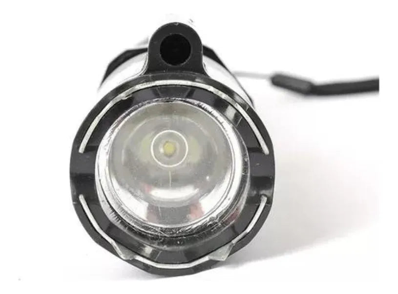 Linterna Taser Y Laser de color Negro Luz Blanca