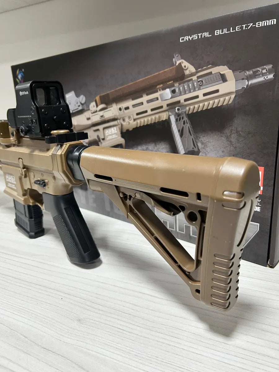 Pistola De Hidrogel Automática AR57 + 5.000 bolas de hidrogel + Kid de Seguridad