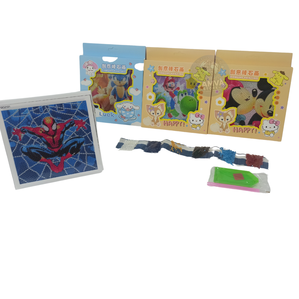 Kit Diamond Painting Juegos Niños Niñas Pintura Diamante