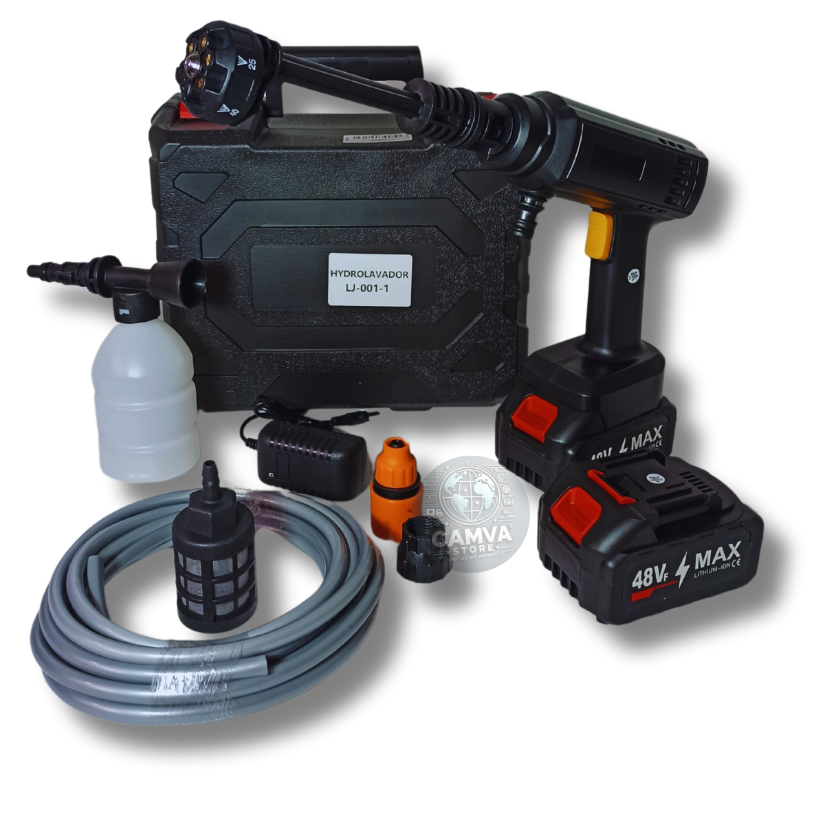 Nueva Hidrolavadora Inalámbrica 48v 2 Baterías