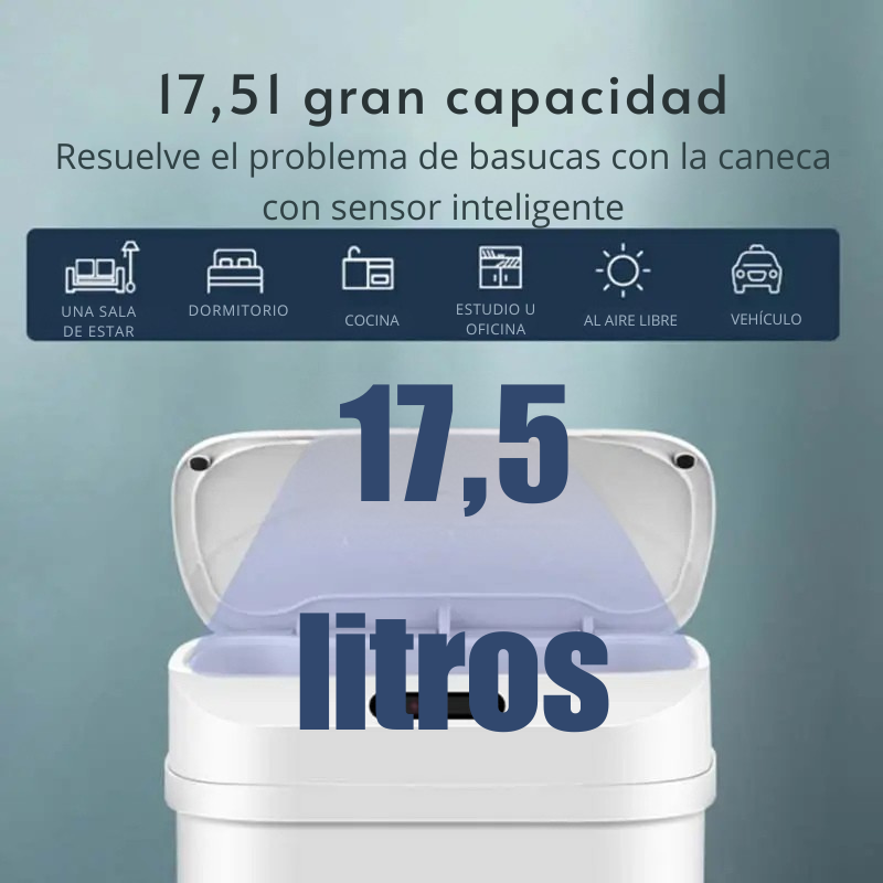 Caneca Basura con Sensor inteligente