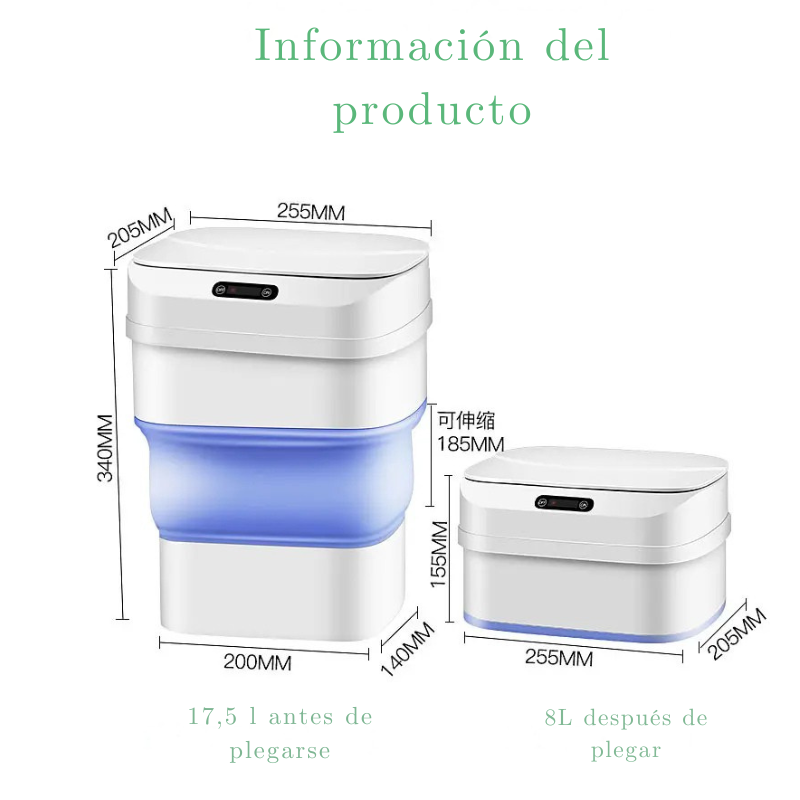 Caneca Basura con Sensor inteligente