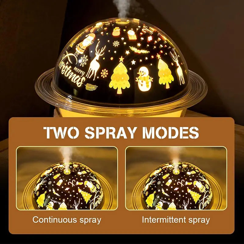 Humificador Lámpara Galaxia 3D 250ml Luz LED