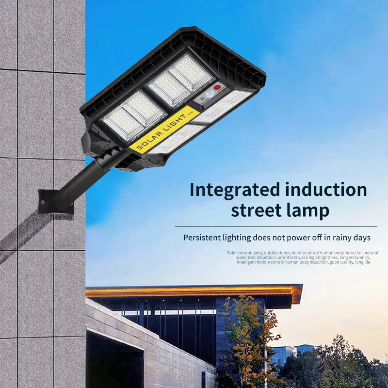 Lampara Solar Led Recargable Exterior, Suburbana 200w