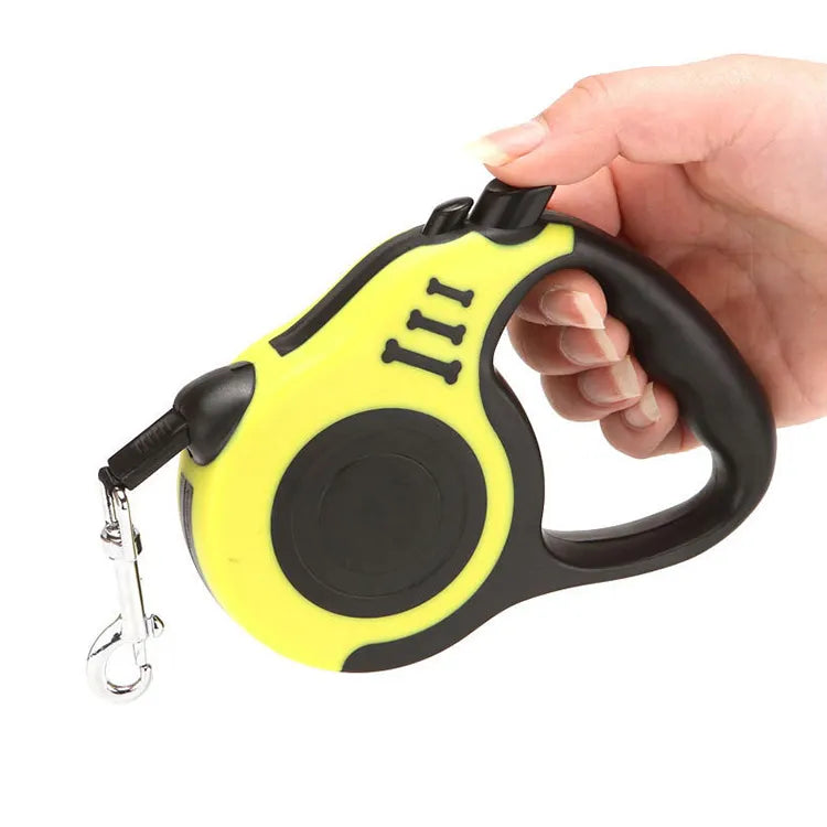 Correa Retráctil Lazo Para Paseo Mascotas Perros 5mts