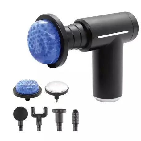 Masajeador Muscular Eléctrico Pistola Calor Frio 6 Cabezas