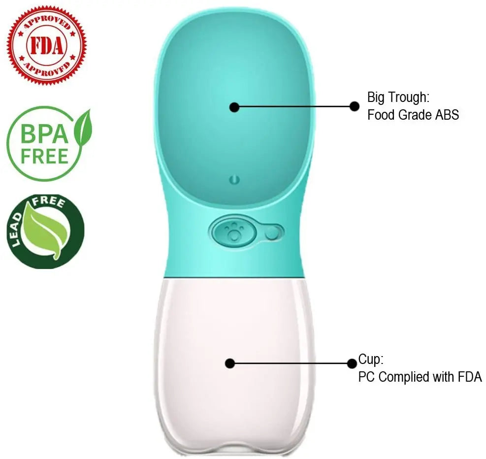 Bebedero Termo Portátil para Mascotas Perros y Gatos