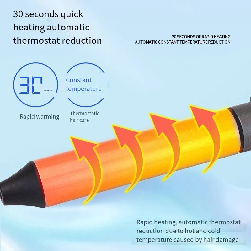 Encrespador Rizos Ondulador Rizador Cabello 6 En 1