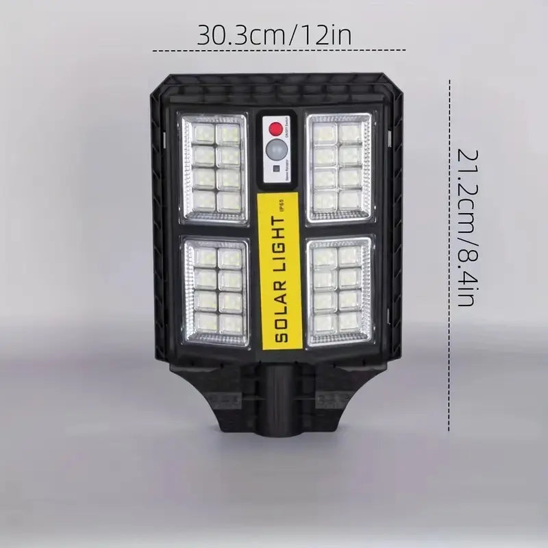 Lampara Solar Led Recargable Exterior, Suburbana 200w