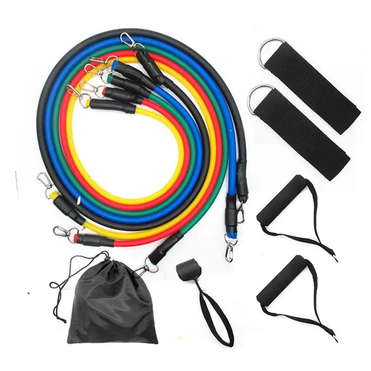 Kit Bandas Elásticas Tubulares Set 11 Piezas Juego Anclaje