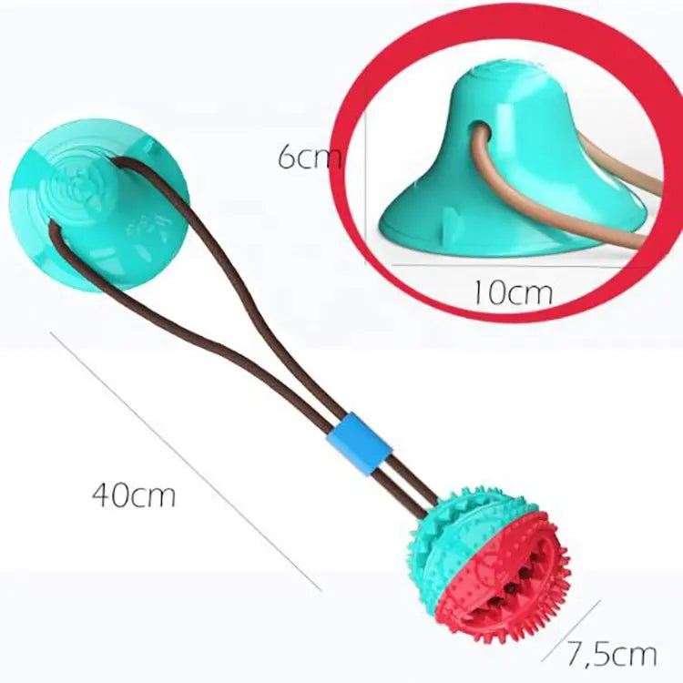 Juguete para Mascotas que se adhiere al piso