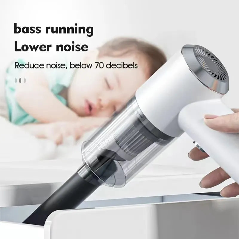 Aspiradora de Mano Inalámbrica para Vehículos – Limpieza Eficiente y Portátil