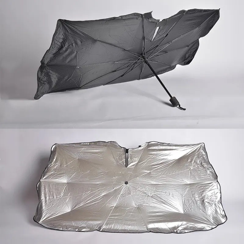 Sombrilla Parasol Carro Protección Solar 140x80 Cms