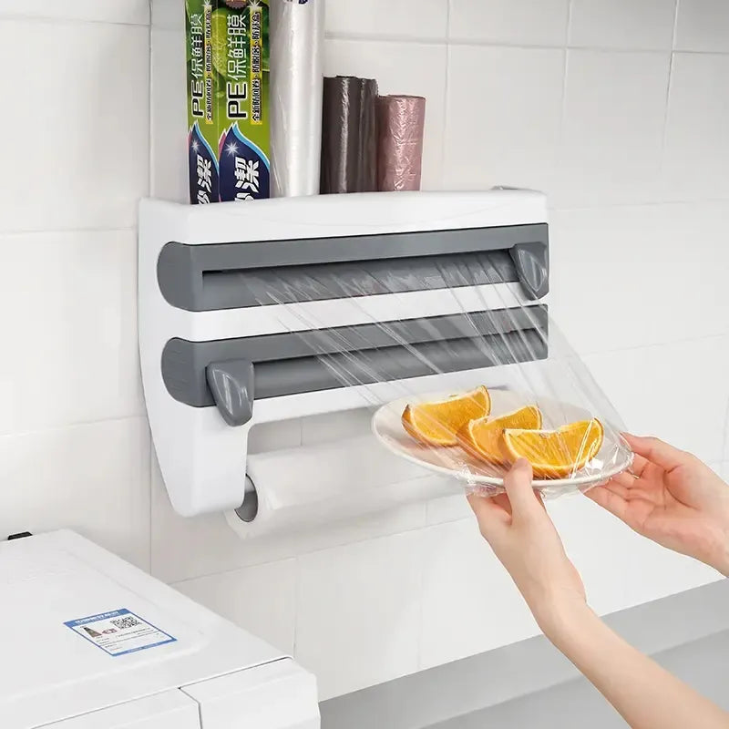 Dispensador De Rollos De Cocina 4 En 1
