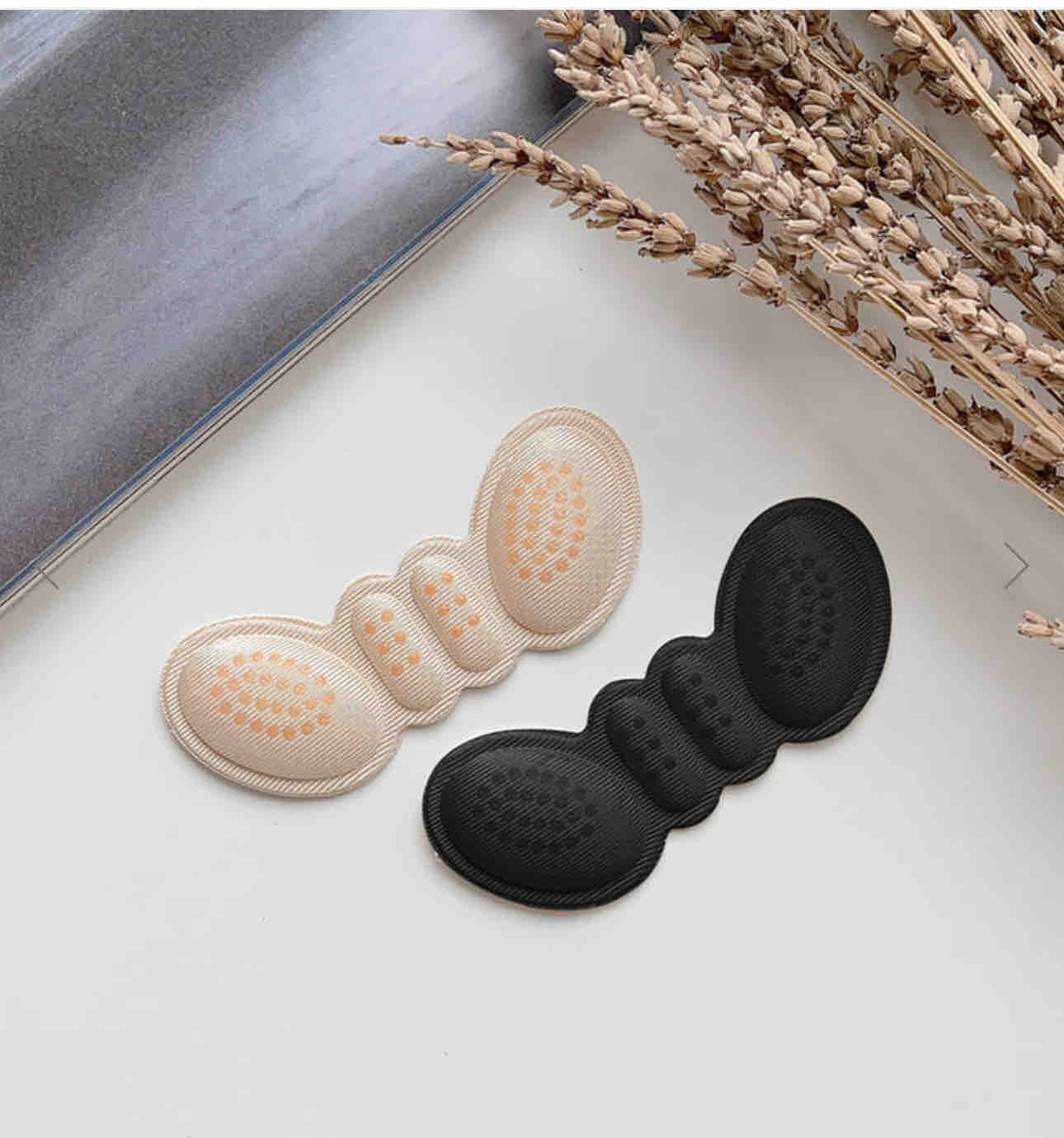 Protector Talón Almohadilla Para Zapatos Adhesivo Unisex Color Negro