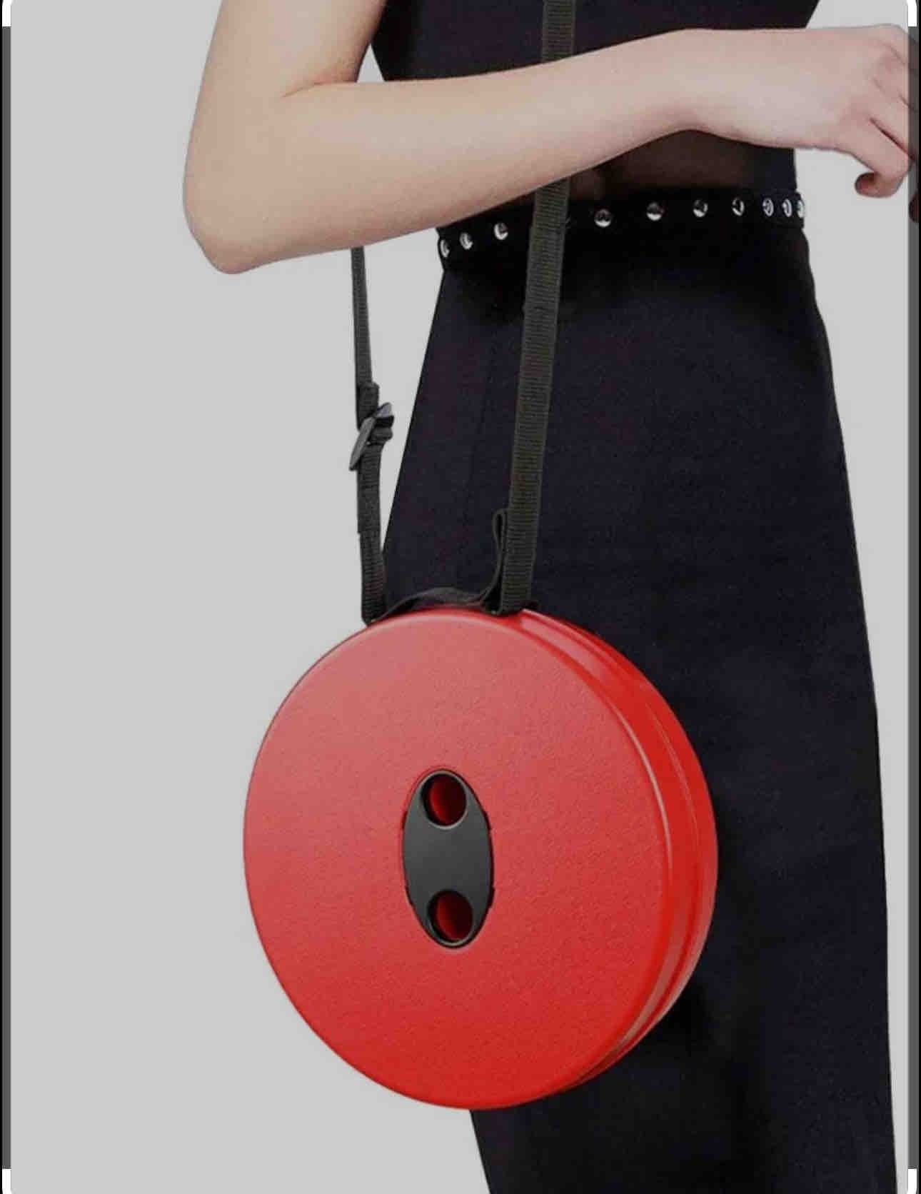 Silla Plegable Redonda Butaco Retráctil Resiste 130 Kg