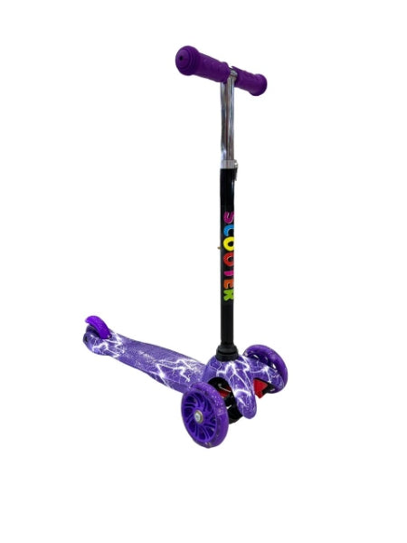 Scooters, Patineta De 3 Ruedas Con Luces Led- Grafiti