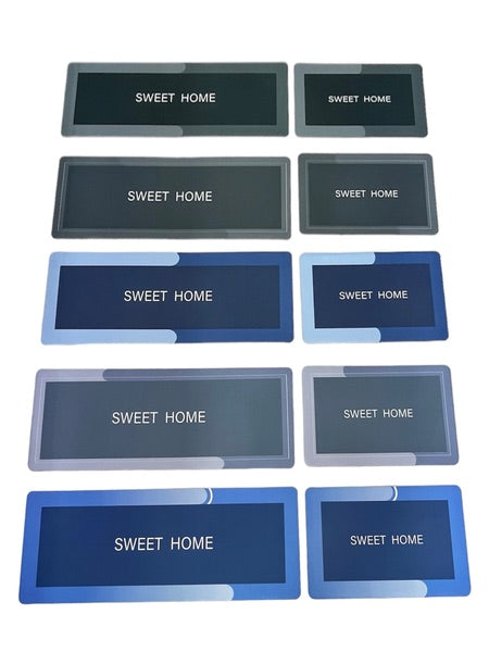 Tapete Alfombra Cocina Absorbente Y Antideslizante Juego X2