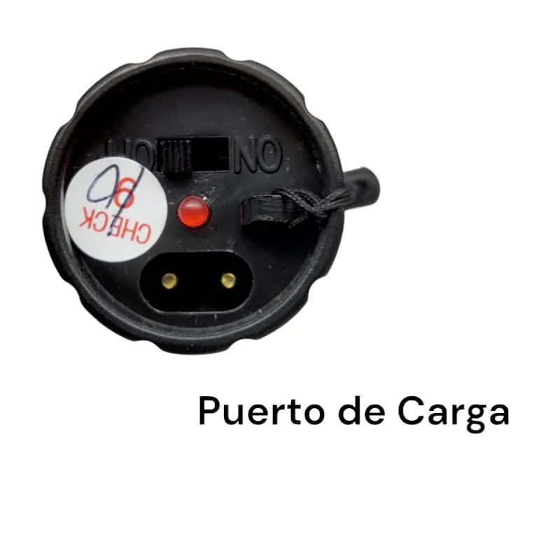 Linterna Taser Y Laser de color Negro Luz Blanca