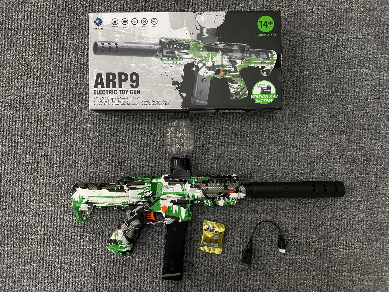 Pistola De Bolas Hidrogel Eléctrica Automática Modelo Arp9