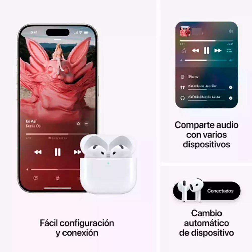 Airpods 4 Generación (Genericos) Compatible Con Android Y iPhone - Camva Store