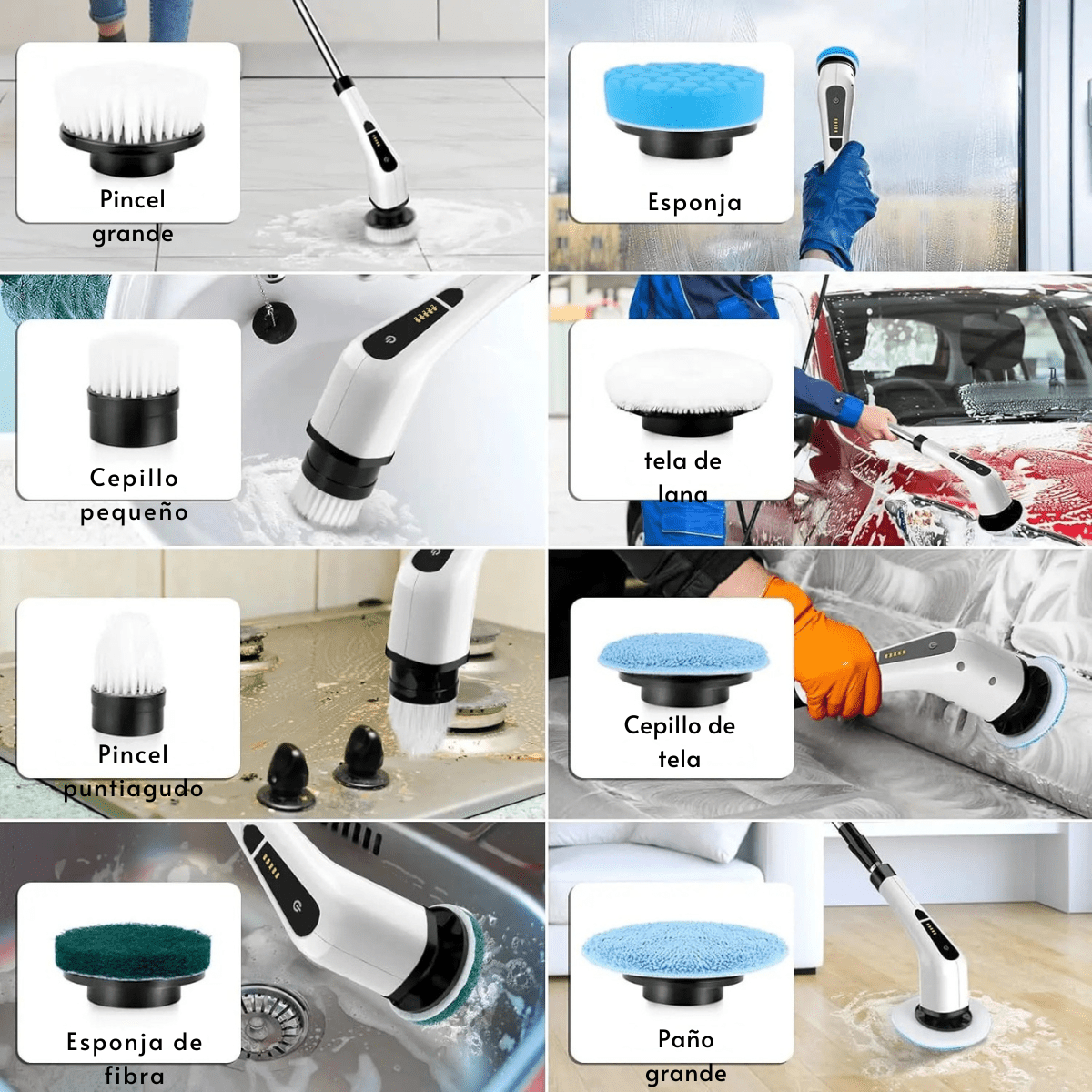 Cepillo Limpieza Brush 9 en 1 - Camva Store