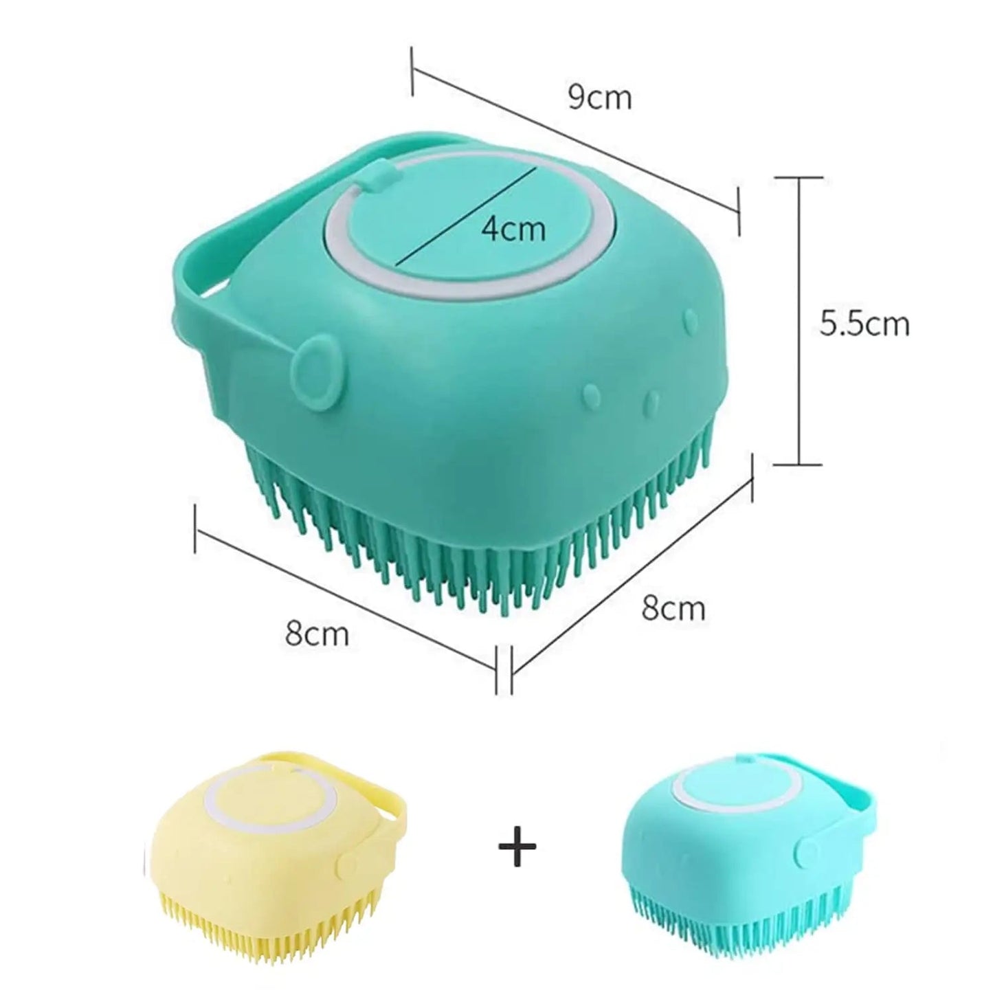 Cepillo Masajeador de Silicona para Ducha con Dispensador de Shampoo – La forma más fácil de consentir tu piel - Camva Store