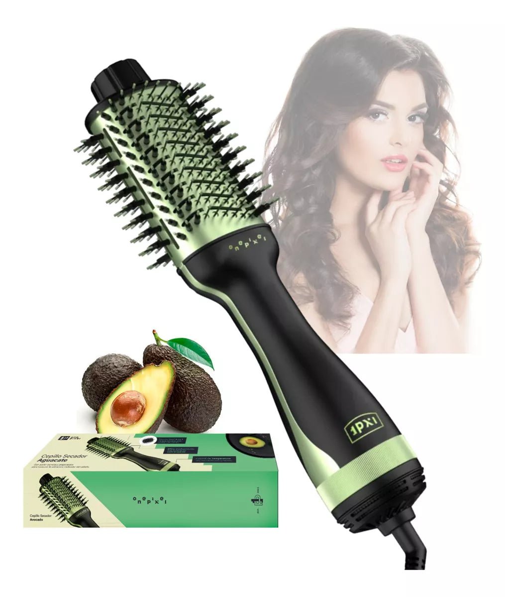 Cepillo Secador Alisador One Step Aguacate Cepillo Redondo - Camva Store