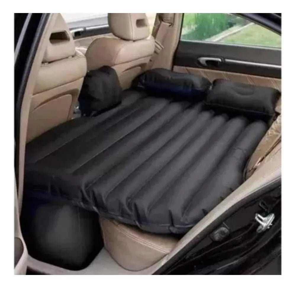 Colchón Inflable Carro Viaje Cama De Aire Camping 2 Cojines - Camva Store