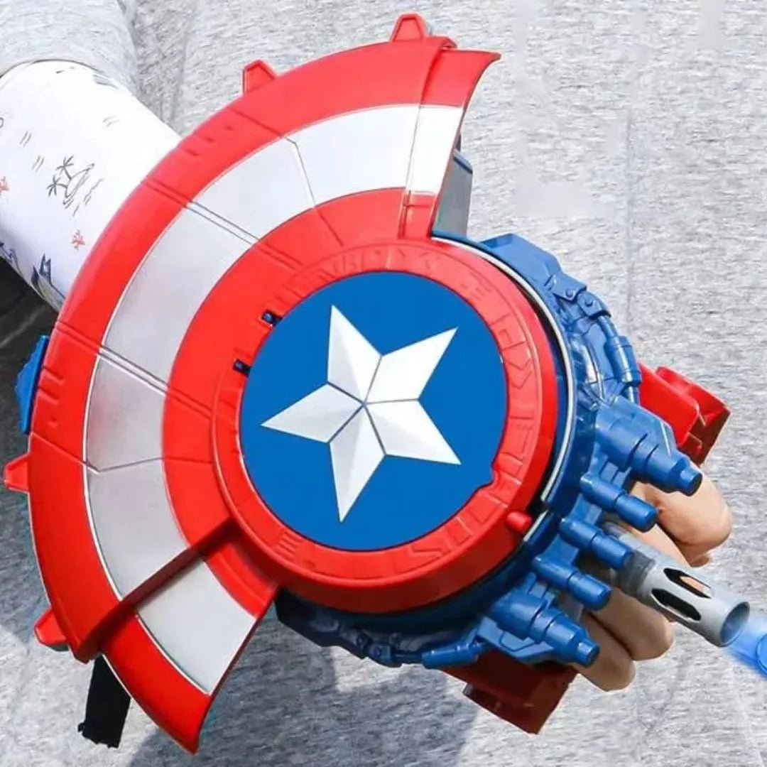 Escudo Capitán América Lanzador De Bolas Hidrogel Y Dardos - Camva Store