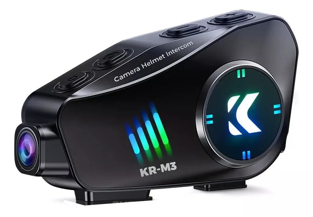 Intercomunicador Cámara HD Casco De Moto KR - M3 Impermeable - Camva Store
