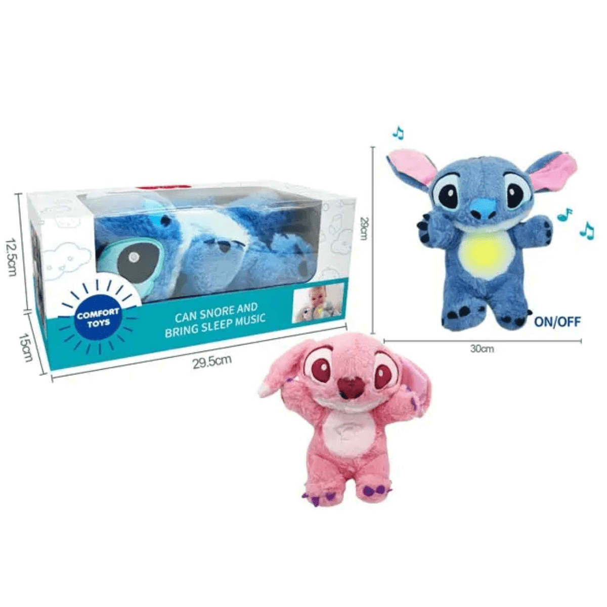 Juguete Stitch que Respira y Alivia la Ansiedad – El Peluche que Brinda Comodidad y Relajación - Camva Store