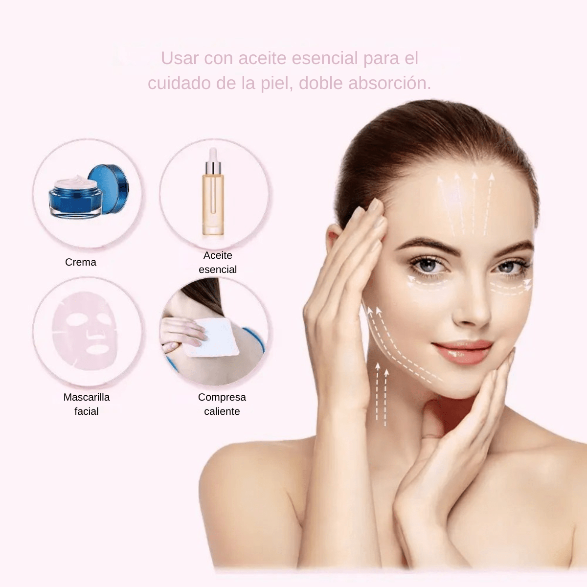 Kit De Belleza Facial 4 En 1 Manuales Rodillo Cepillo - Camva Store