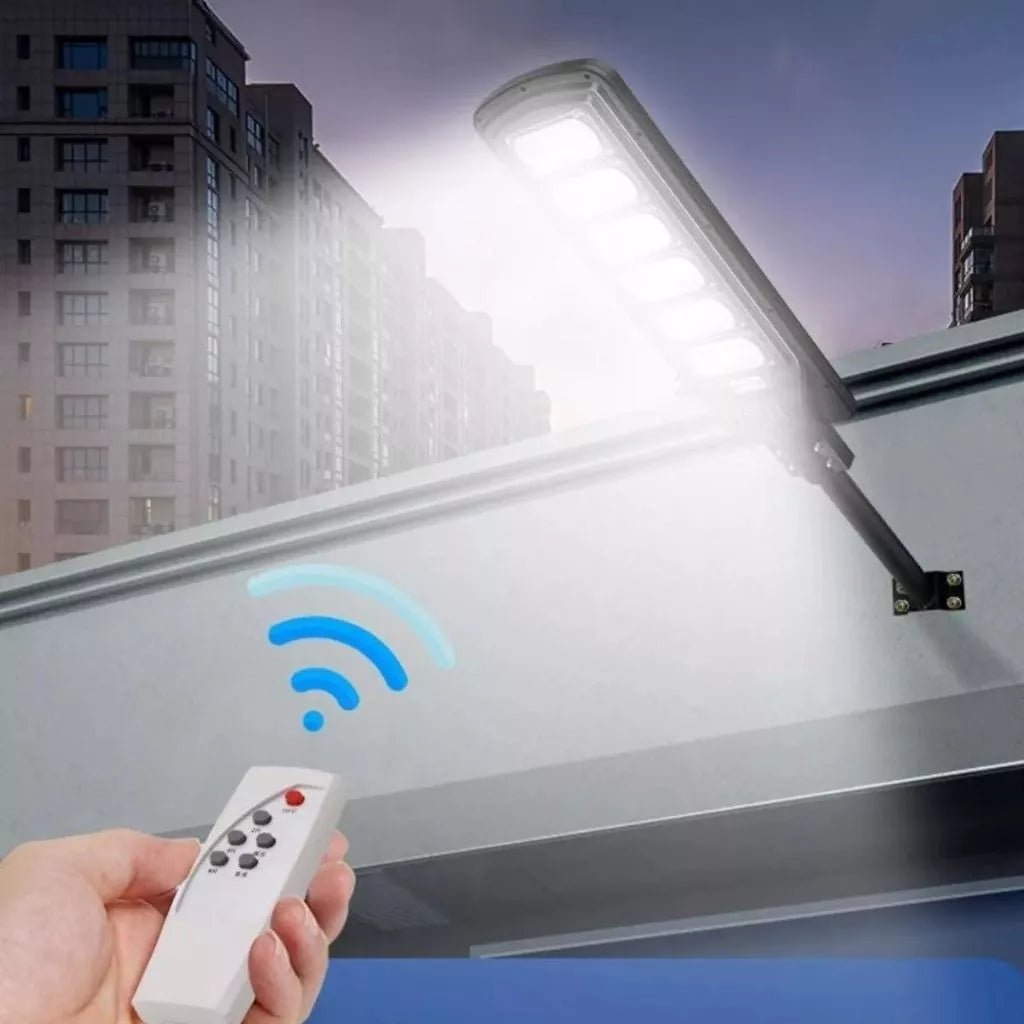Lampara Solar 300w Control Sensor Y Soporte Luminaria Led - Camva Store