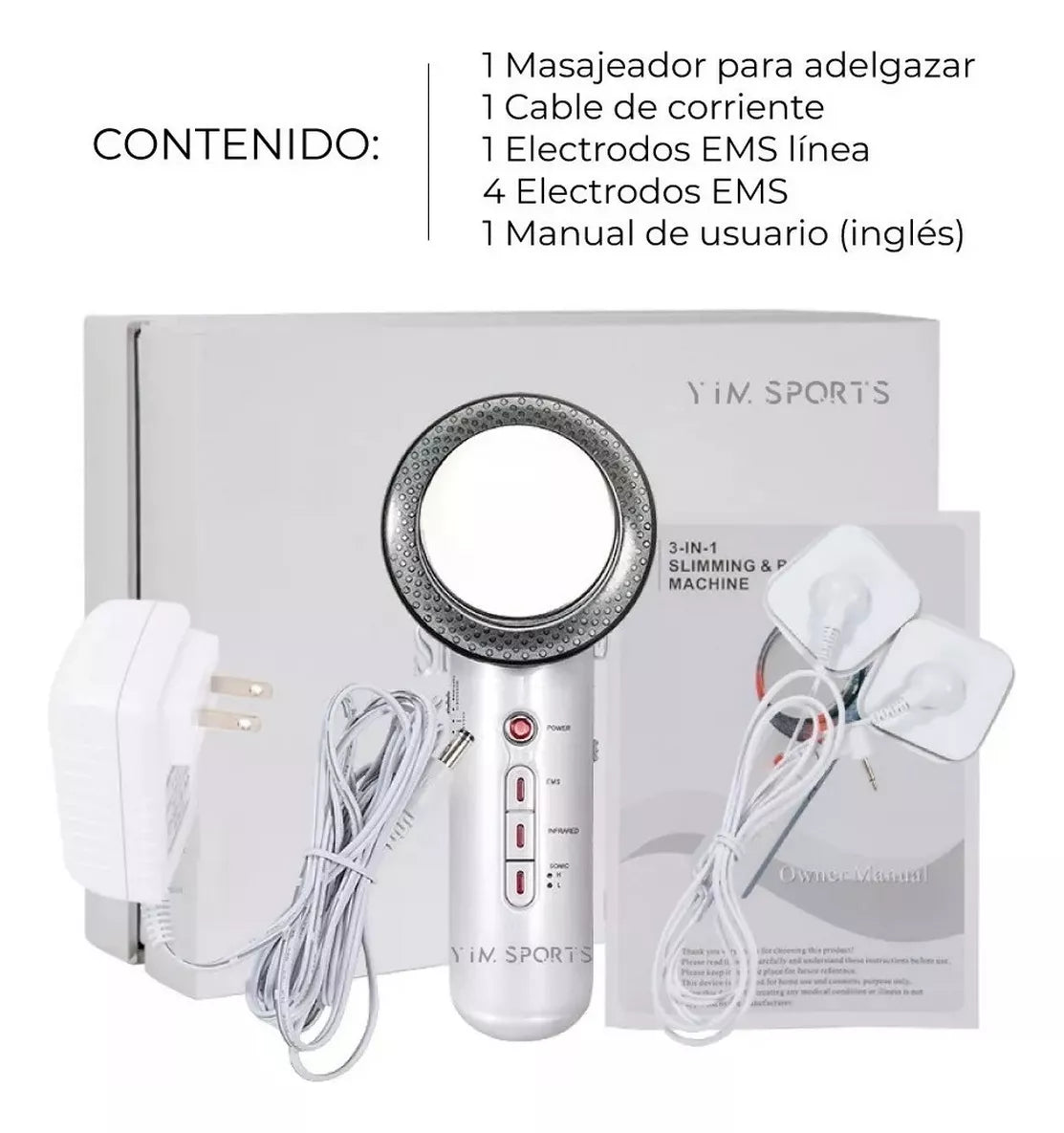 Masajeador Portátil Ultrasonido + Infrarrojo De Fisioterapia - Camva Store