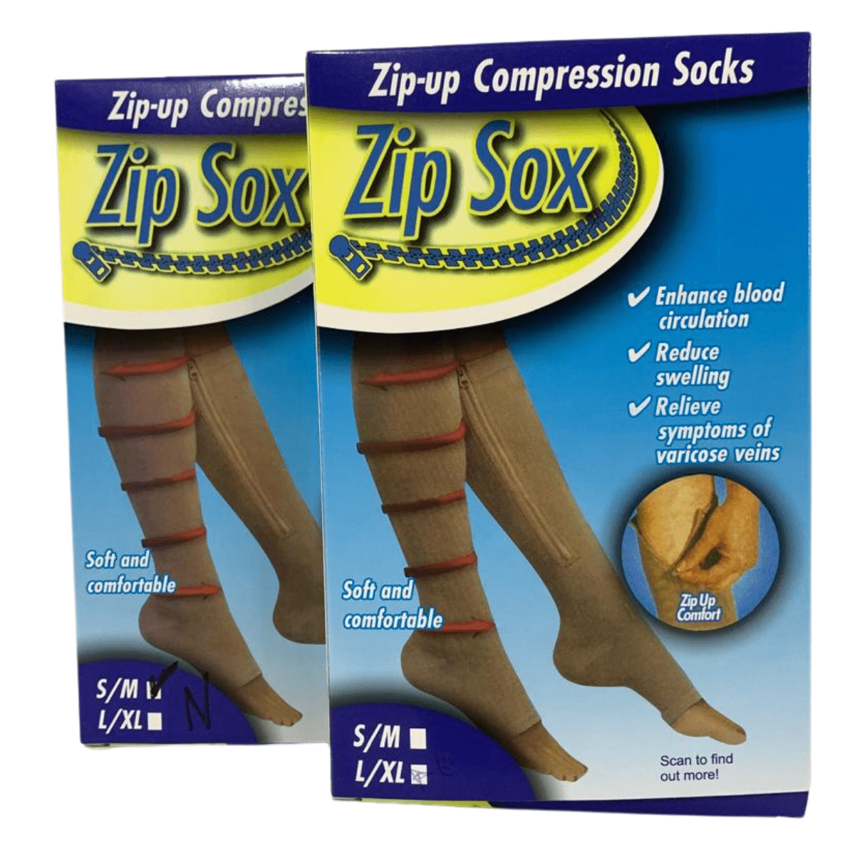 Medias de Compresión Anti - Varices con Cremallera – Mejora tu Circulación y Bienestar - Camva Store