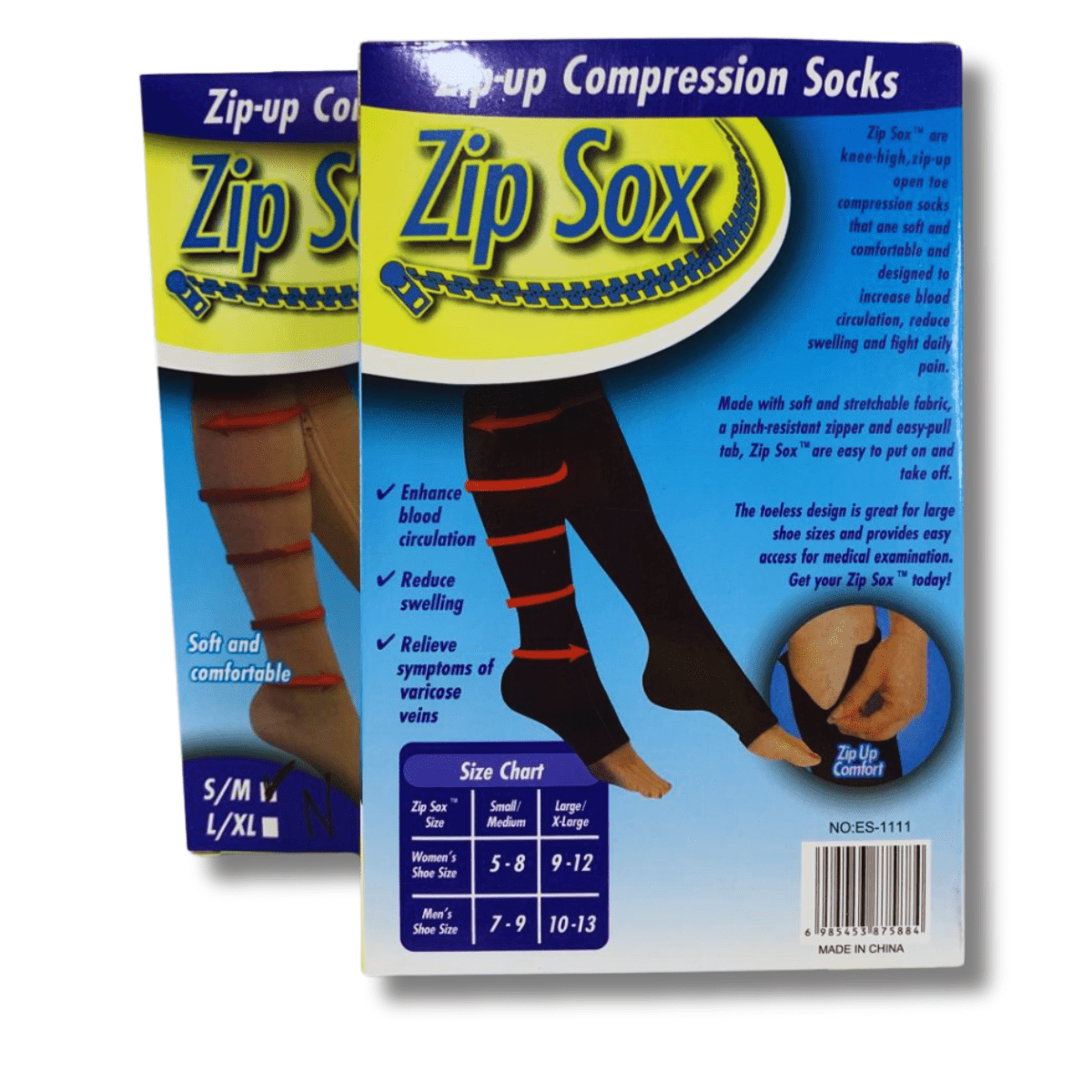 Medias de Compresión Anti - Varices con Cremallera – Mejora tu Circulación y Bienestar - Camva Store