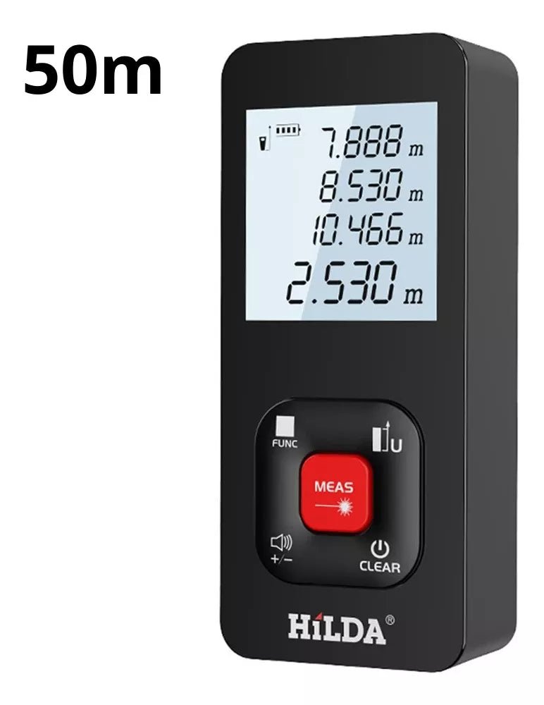 Metro Laser Digital Herramientas Medidor Recargable 50 Metros - Camva Store