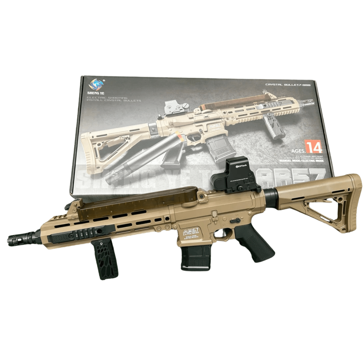 Pistola De Hidrogel Automática AR57 + 5.000 bolas de hidrogel + Kid de Seguridad - Camva Store