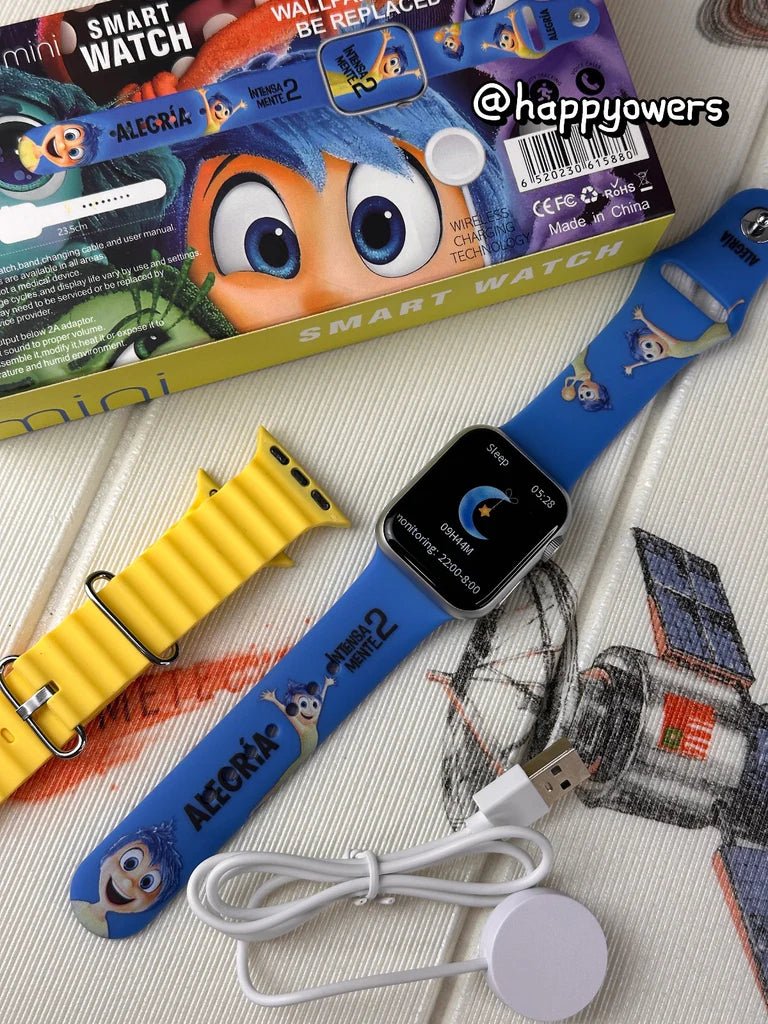 Reloj Smart watch Mini Inteligente Niños Dos Pulsos Intensamente Animado - Camva Store